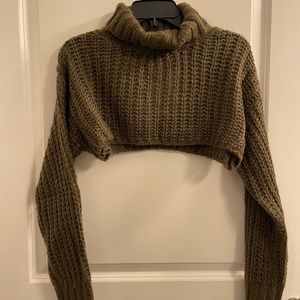 Naked Wardrobe Crop Turtleneck